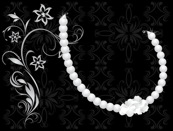 Collar de perlas — Archivo Imágenes Vectoriales