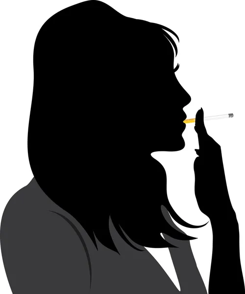 Smoking woman Vector Art Stock Images | Depositphotos