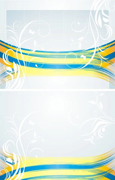 Two abstract backgrounds for design — Stock Vector
