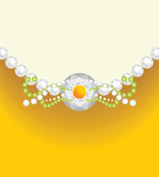 Decoratieve achtergrond voor juwelen ontwerpen — Stockvector