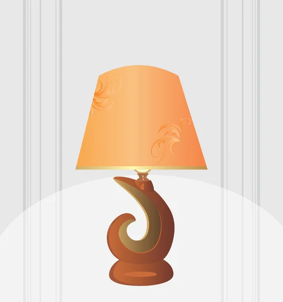 Lampe de nuit — Image vectorielle