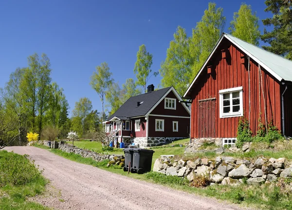 Idyllische schwedische Landschaft — Stockfoto