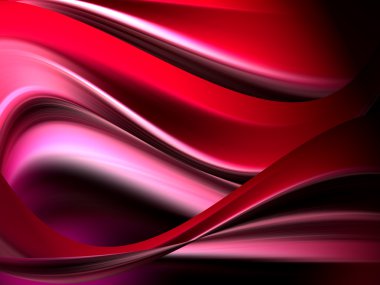 Red waves clipart