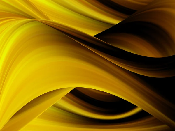 Жовтий хвилі — стокове фото
