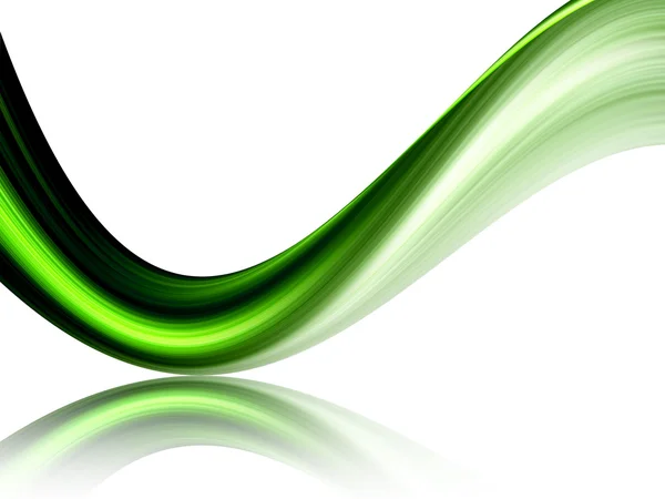 Zelená vlna — Stock fotografie