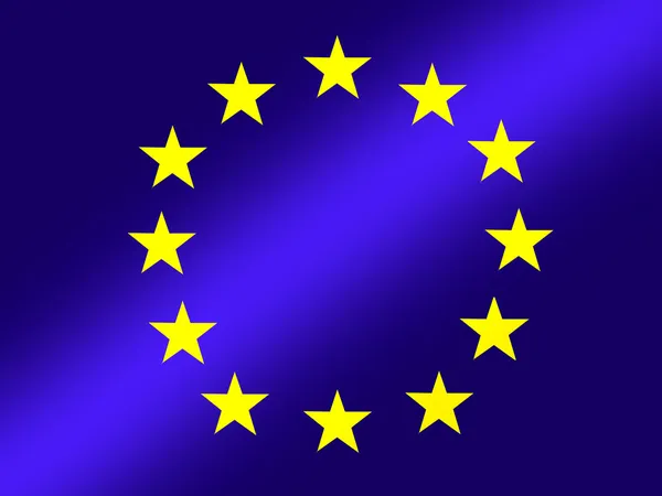European union flag — Stock Photo, Image