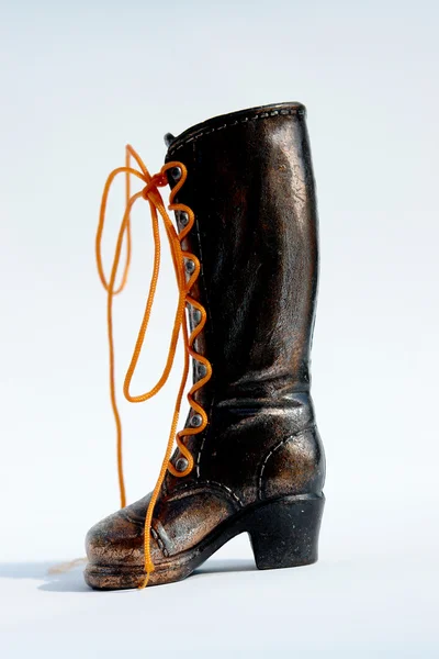 Bronzová boot — Stock fotografie