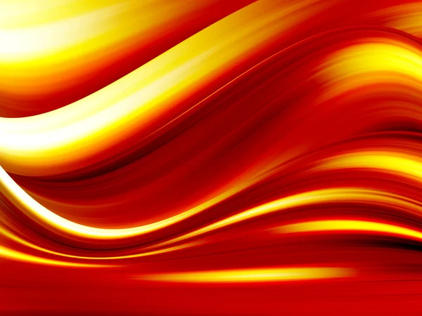 Огненные волны — стоковое фото