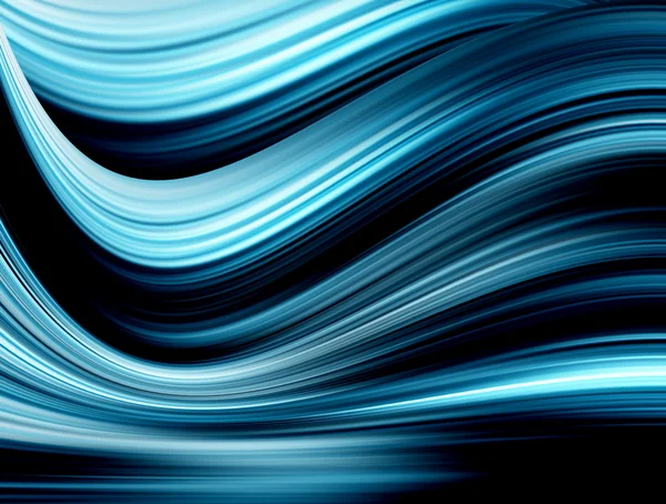 Ondas azuis abstratas — Fotografia de Stock