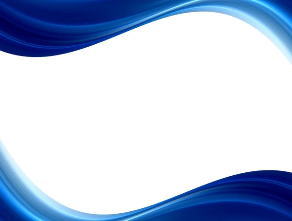 Μπλε επιπτώσεις κύματα — Φωτογραφία Αρχείου