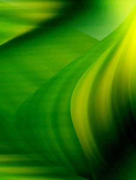 Зеленые ударные волны — стоковое фото