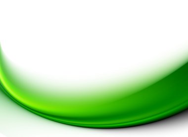 Impact green wave clipart