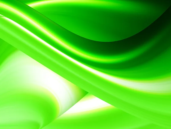 Zöld hullámok háttér — Stock Fotó