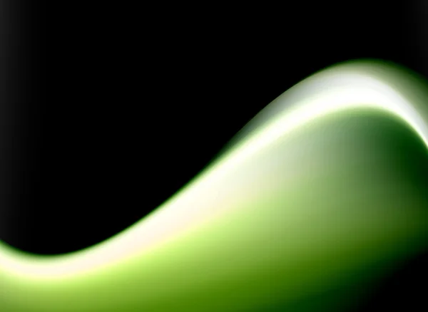 Groen op donker — Stockfoto