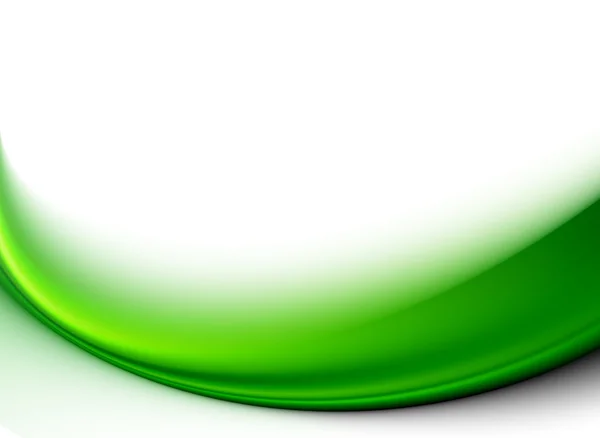 Impacto onda verde — Fotografia de Stock
