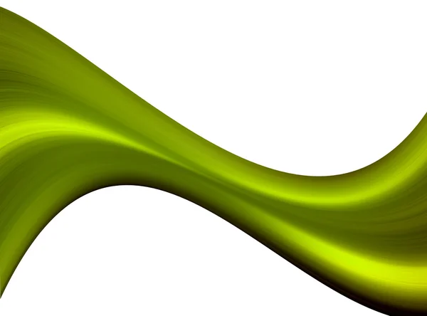 Grüne Impaktwelle — Stockfoto