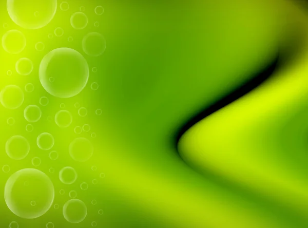 绿色的泡泡 — 图库照片