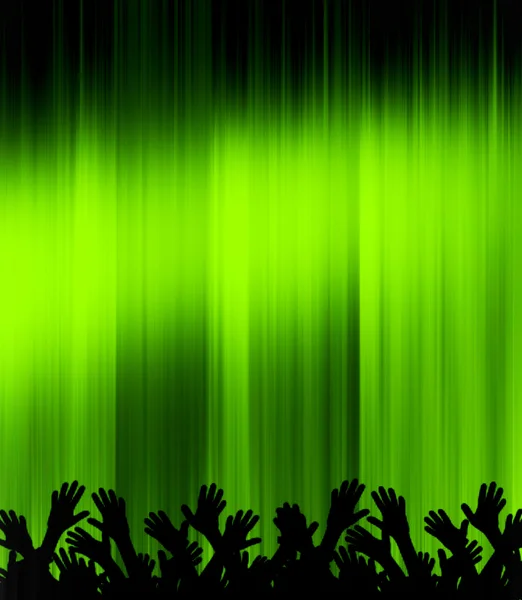 Koncert zielony — Zdjęcie stockowe