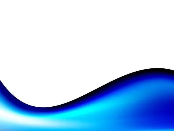 蓝色波浪背景 — 图库照片