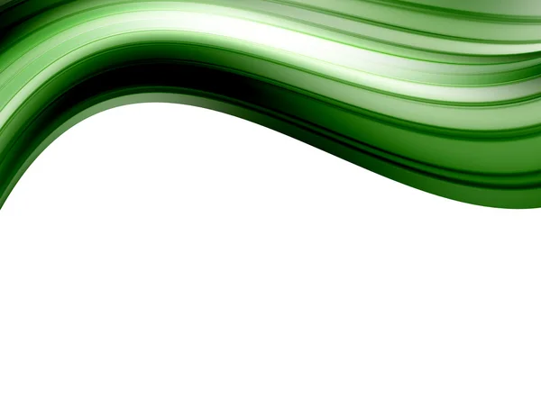 Зелений хвилі — стокове фото