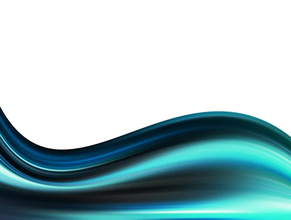 Mavi etkisi dalga — Stok fotoğraf