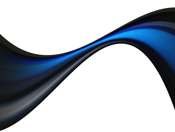 Blaue dynamische Welle — Stockfoto