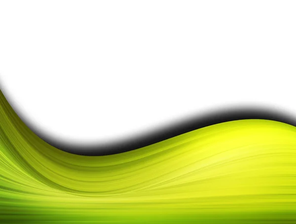 Zelená vlna pozadí — Stock fotografie