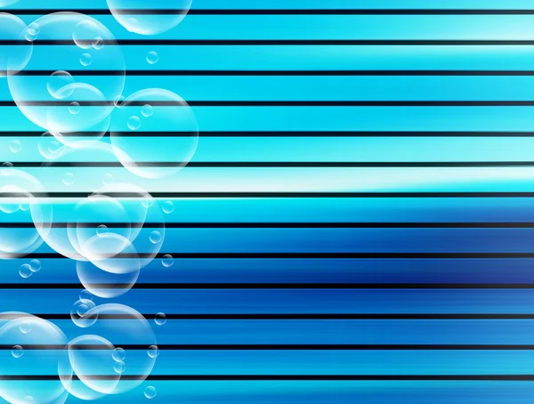 Azul y burbujas — Foto de Stock