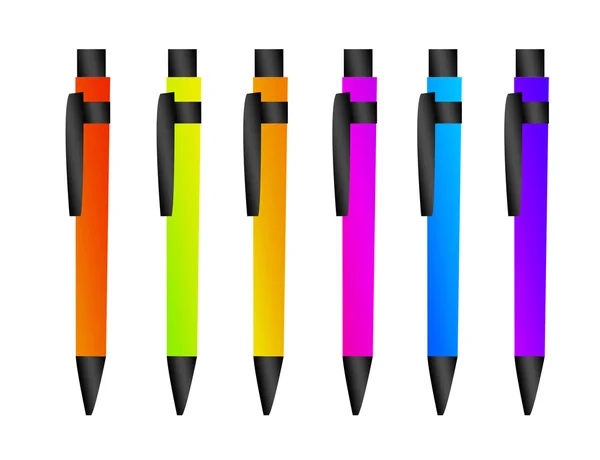 stock image Colored pens