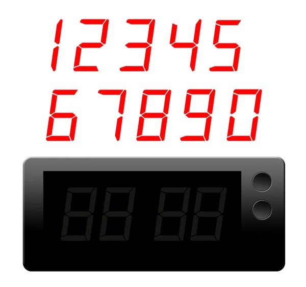 Relógio e Números — Fotografia de Stock