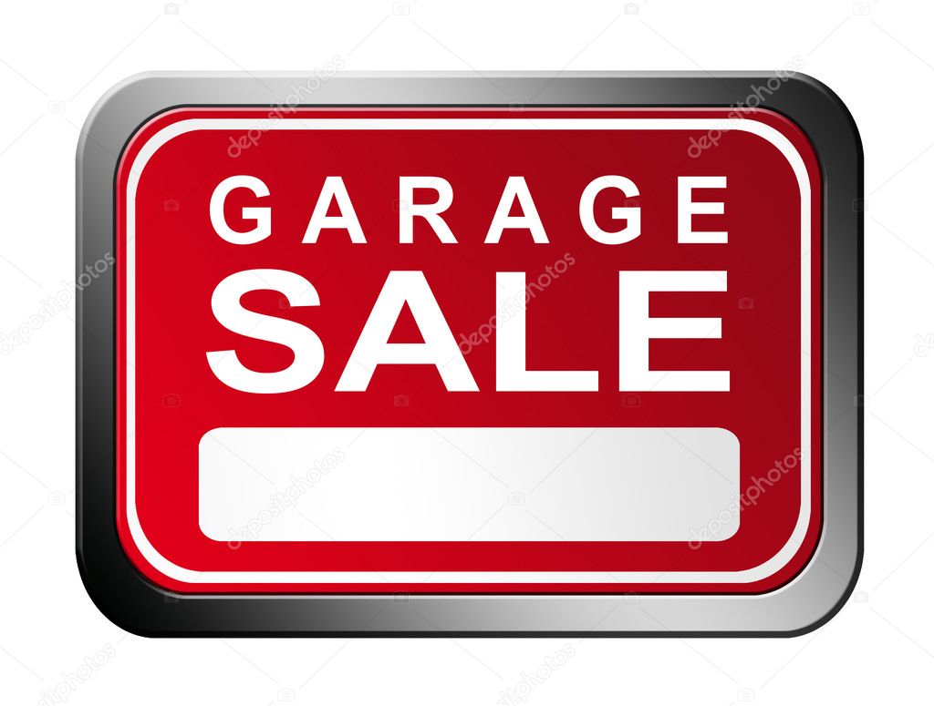 Garage sale plate