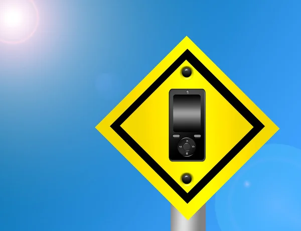 Cellphone sign — Stock Photo, Image