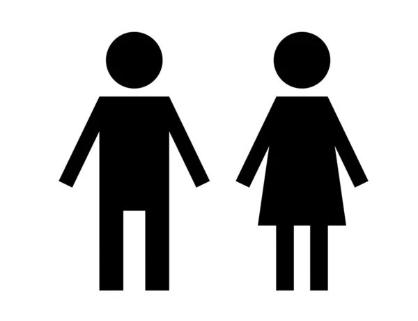 Знак мужчины и женщины — стоковое фото