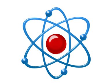 Atom illustration clipart