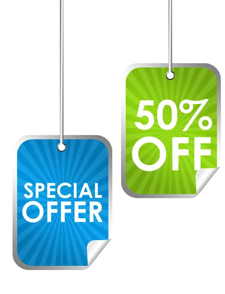 Special offer labels — Stock Photo, Image