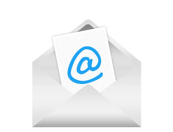 Contact envelope — Stock Photo, Image