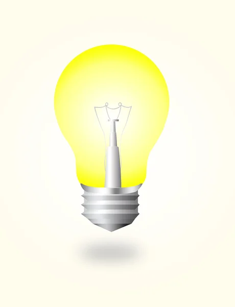 On electric bulb — Stock Photo, Image