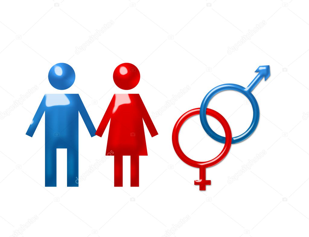 Man and woman simbols