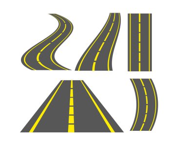 roads illustrations clipart
