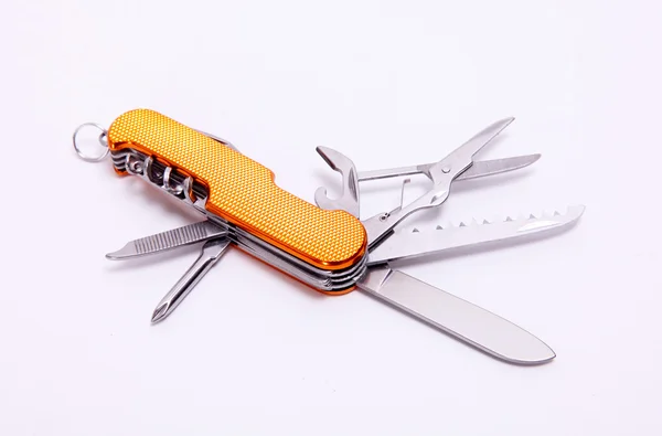 Žlutá kapesní nůž — Stock fotografie