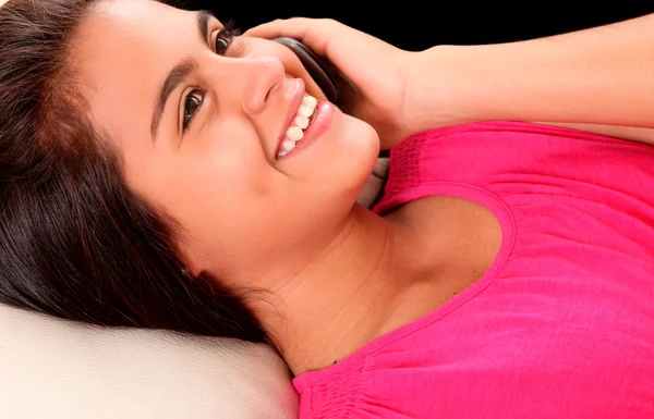 Woman talking for cellphone — Stock Photo, Image