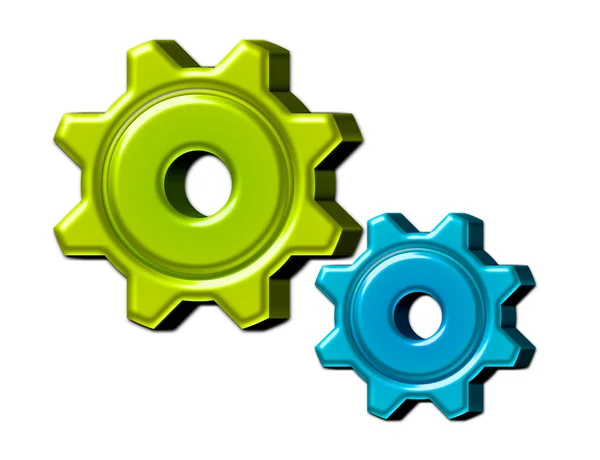 Colorful gears — Stock Photo, Image