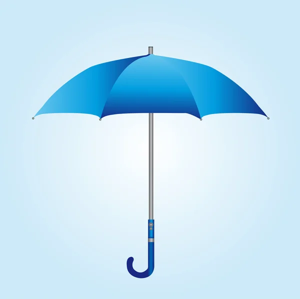 Blue umbrella vector — Stock Vector
