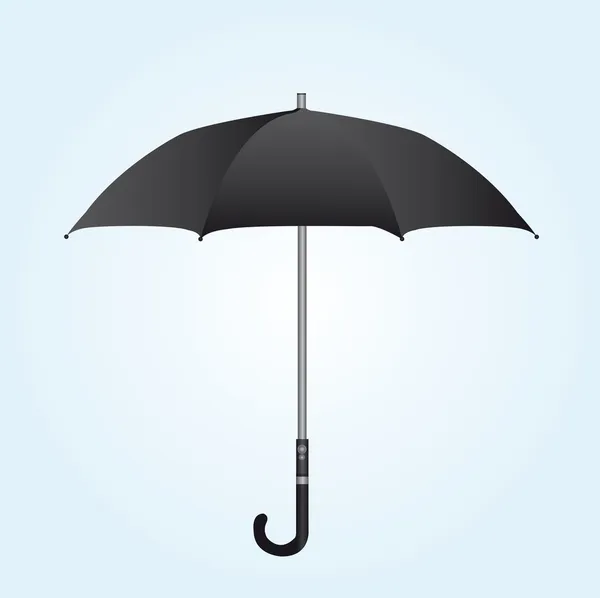 Paraguas negro — Archivo Imágenes Vectoriales