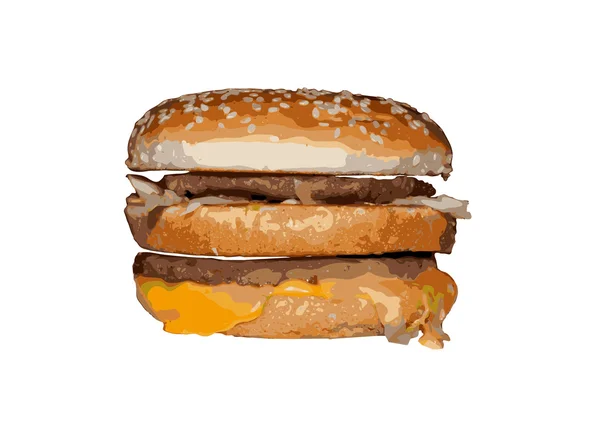 Big Mac — Stockvector