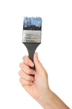 Paint Brush & Hand clipart