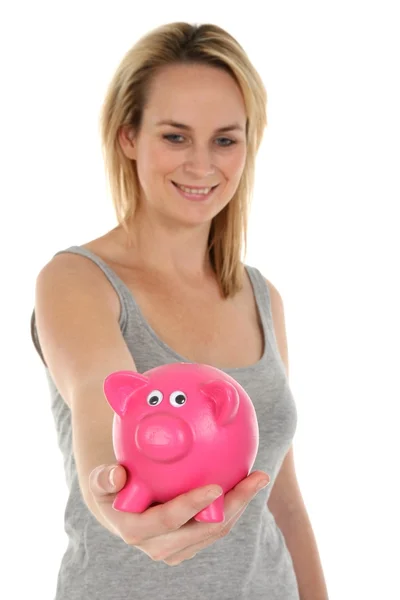 Piggy Bank - concepto de ahorro — Foto de Stock
