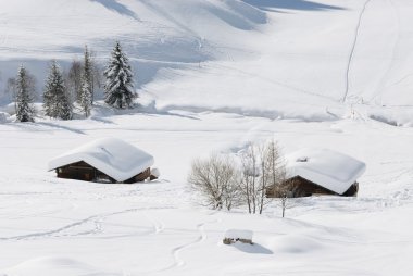 Alps winter clipart