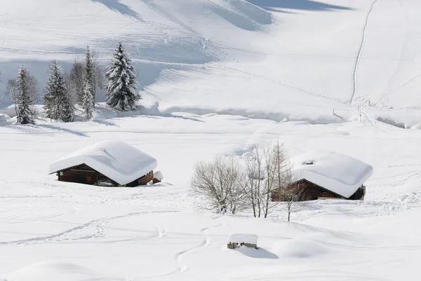 Alpes inverno — Fotografia de Stock