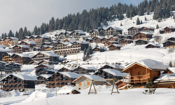 Bergstation in den Alpen — Stockfoto